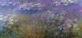 Panel derecho Agapanthus Claude Monet Impresionismo Flores